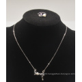 Valentine′s Day "Love" with Diamond Necklace with Ring Set (XJW13557)